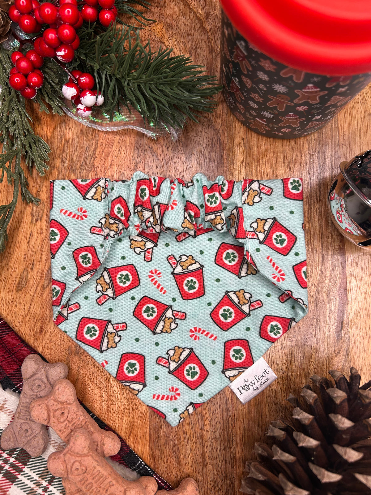 Candy Cane Cafe Bandana