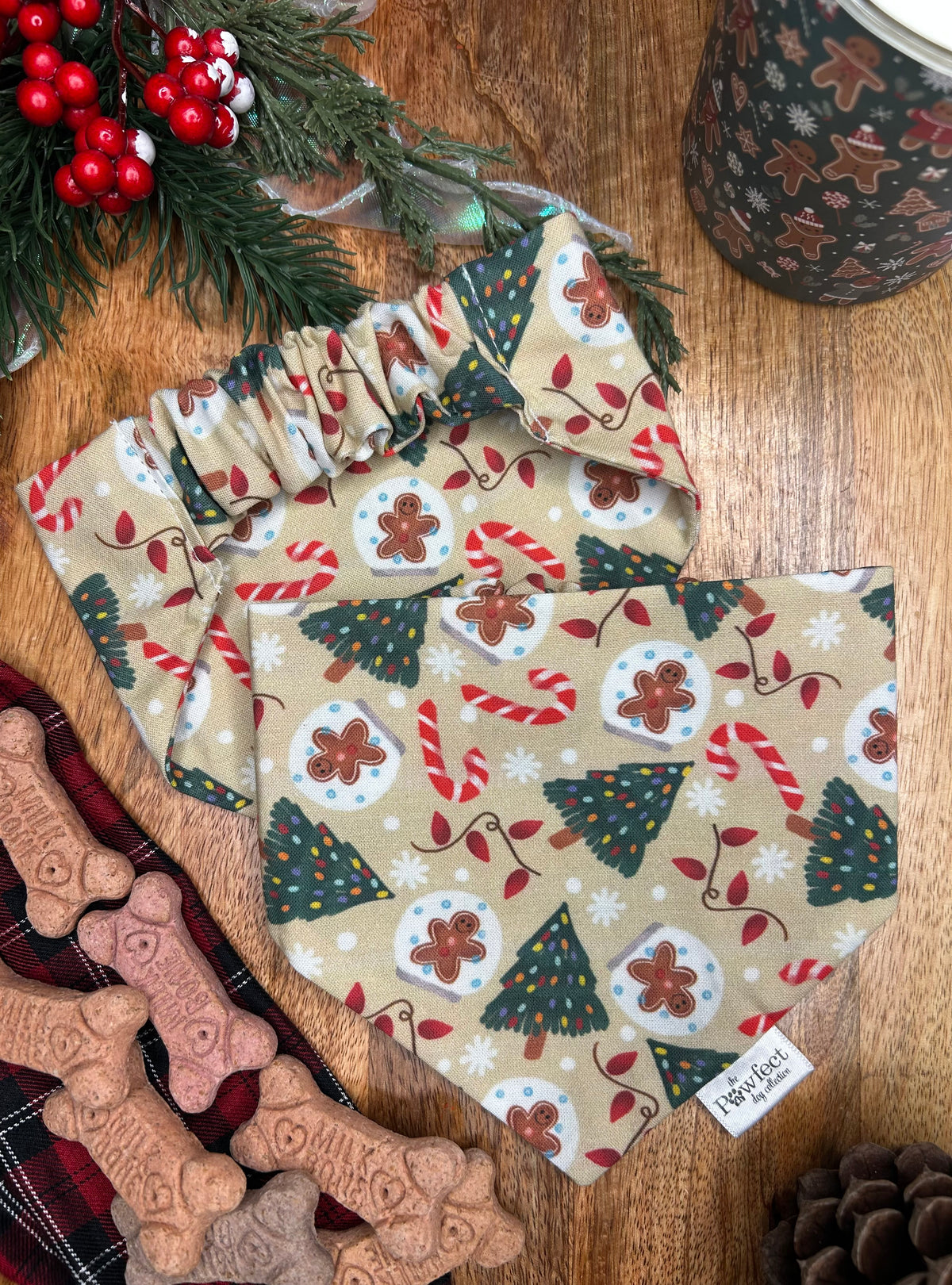 Cookies & Christmas Trees Bandana